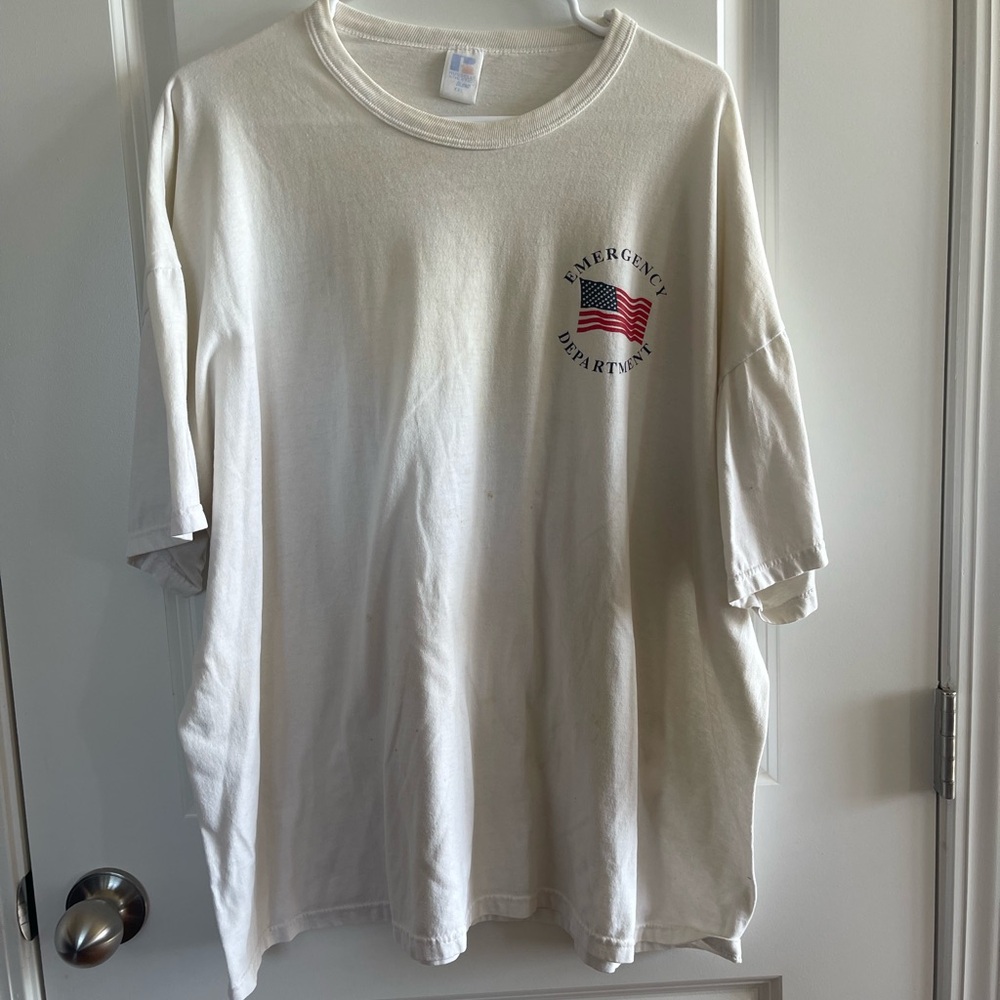 Russell Athletic Vintage 9/11 tee shirt